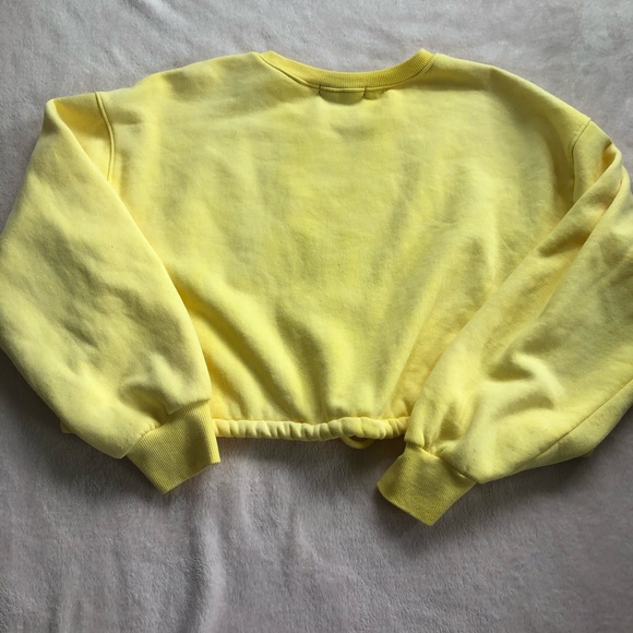 Forever21 yellow sweatshirt - Picture 3 of 3